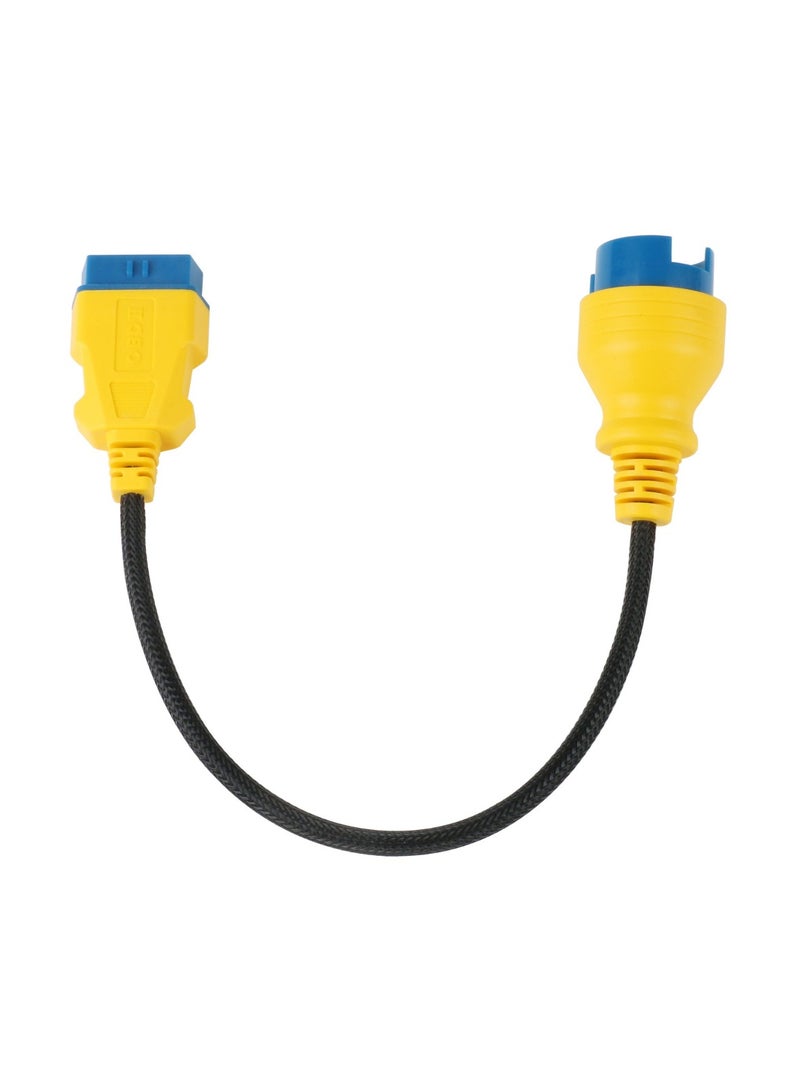 كابل توصيلAUTOOL لسيارات مرسيدس OBD2 طول 42 سم من 38 دبوس إلى 16 دبوس ذكري إلى أنثى مقوى بنسياج النايلون